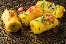 
Stuffed Khandvi
