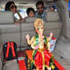 Shilpa Shetty - Raj Kundra welcome Bappa to their home