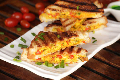 Egg and Paneer Sandwich