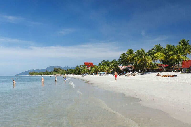 A beach