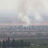 Article image for: Smoke rises above Syria <i class="tbold">border village</i>s