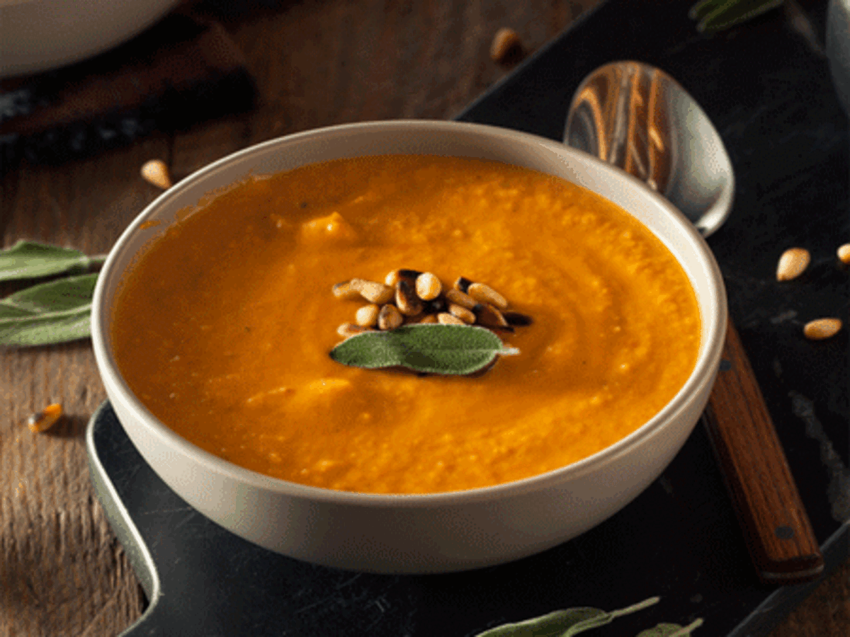 Chilled Carrot Ginger Soup Recipe
