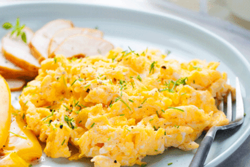 Cheesy Scrambled Eggs