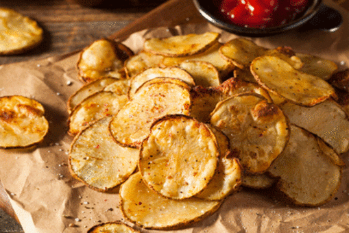 Baked Potato Chips Recipe: How to Make Baked Potato Chips Recipe ...