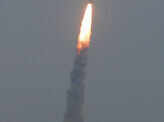 PSLVC-35 with 8 satellites lifts off