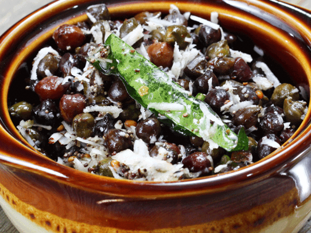 Black Chickpeas Sundal Recipe-image