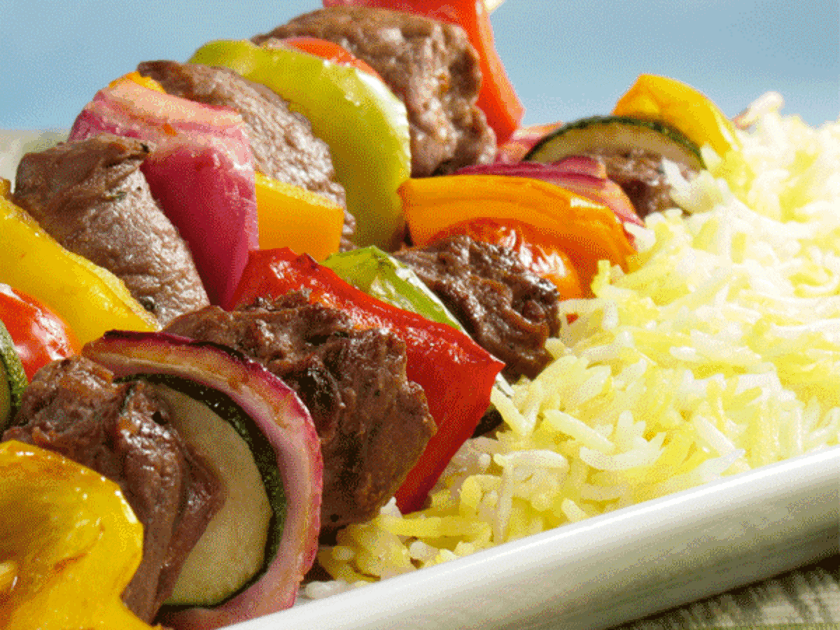 Zucchini Rice Kebabs Recipe