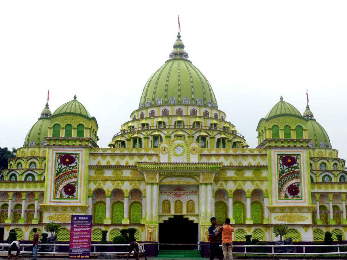 भुवनेश्वर के झारपड़ा दुर्गा पूजा पंडाल की प्रतिनिधि तस्वीर