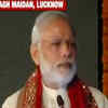 Article image for: PM Modi addresses <i class="tbold">dussehra rally</i> in Lucknow
