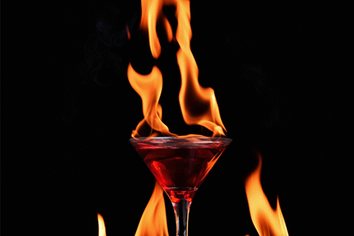 Flaming Cocktail