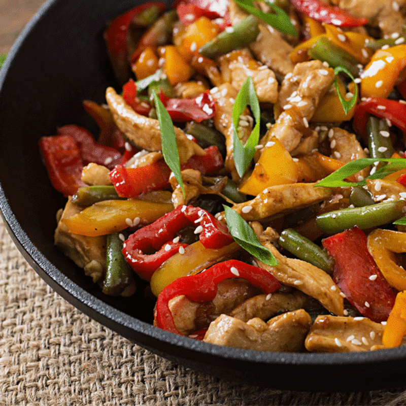 Vegetable and Chicken Stir-Fry Recipe
