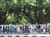 Steel Flyover protest