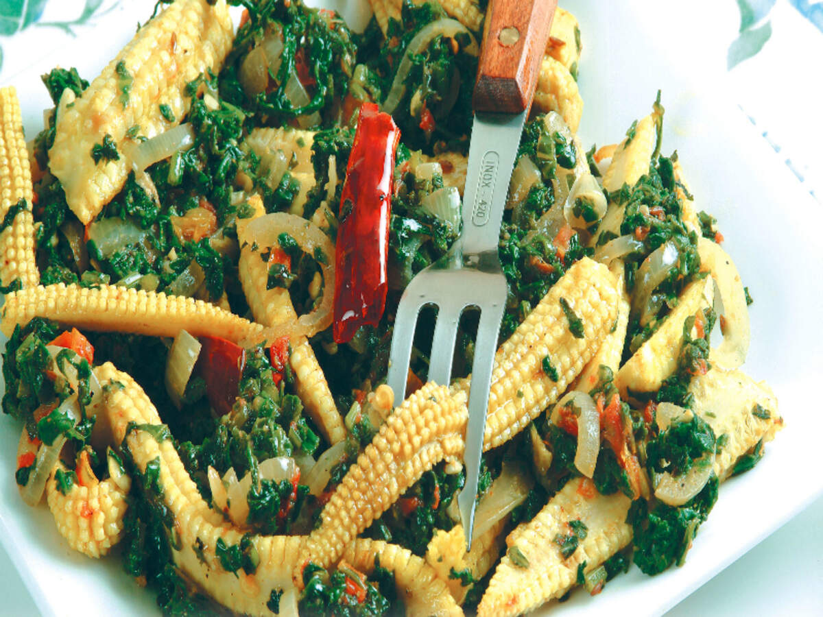 Balti Makai Palak Recipe