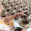 Article image for: Watch: Woman makes decorative earthen <i class="tbold">lamps</i> for Diwali
