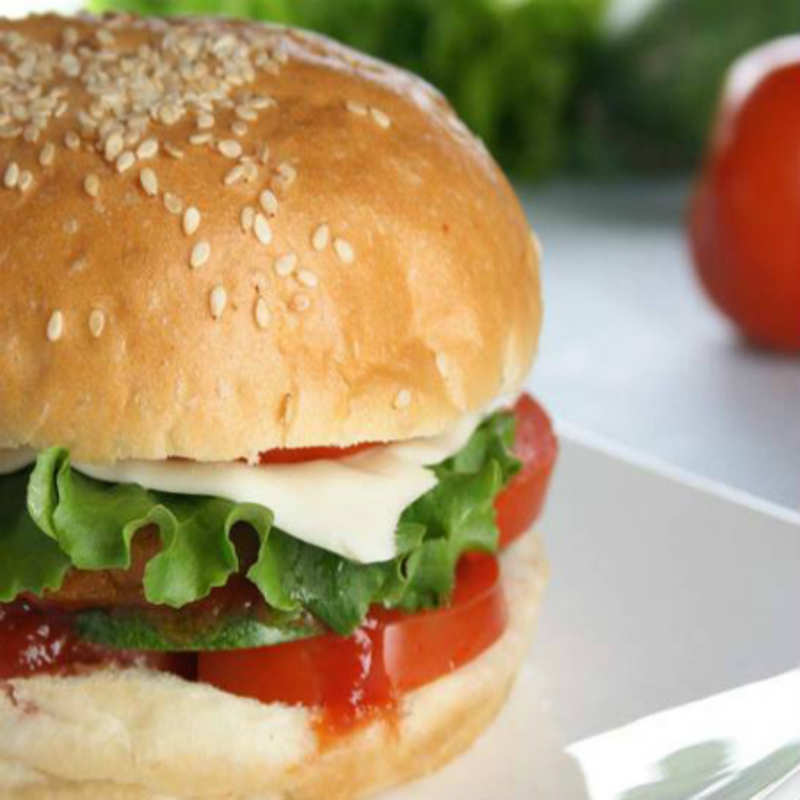 Popular Veg Cheese Burger Recipe