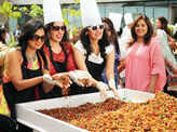 Ananya Simlai’s cake-mixing party