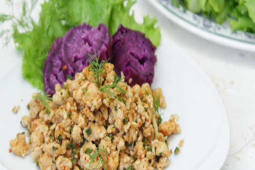 Chicken Salad with Toasted Rice