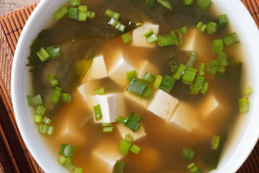 Tofu and Sprouts Soup