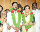 Celebs at Dileep, Kavya Madhavan wedding