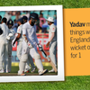 Yadav made things worse for England with the wicket of Moeen for 1