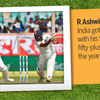 R Ashwin ensured India got past 400 with his fourth fifty-plus score of the year