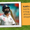 Kohli’s innings took his average in Vizag - across all formats - to a whopping 113.20