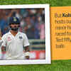 But Kohli took the hosts out of the minor hiccups and raced to his 13th Test fifty off 63 balls