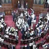 Article image for: <i class="tbold">opposition mps</i> raise slogans in Rajya Sabha, storm the well