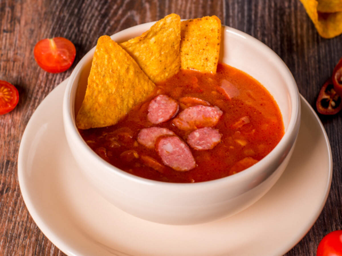 Cheesy Vegetable Tortilla Soup Recipe