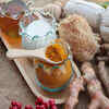 Honey and ginger juice
