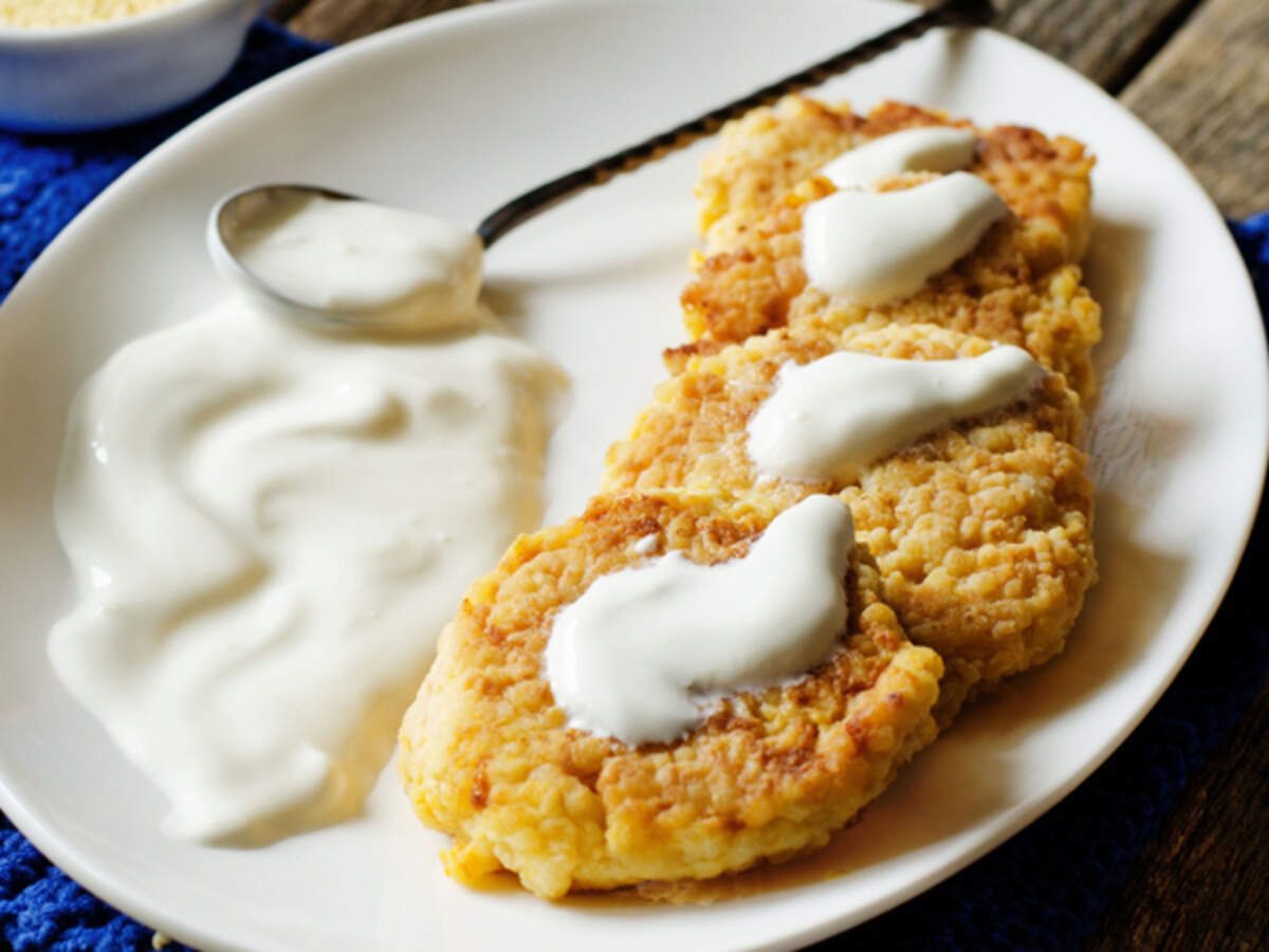 Millet Patties with Garlic Mayonnaise Recipe