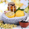Honey and lemon juice
