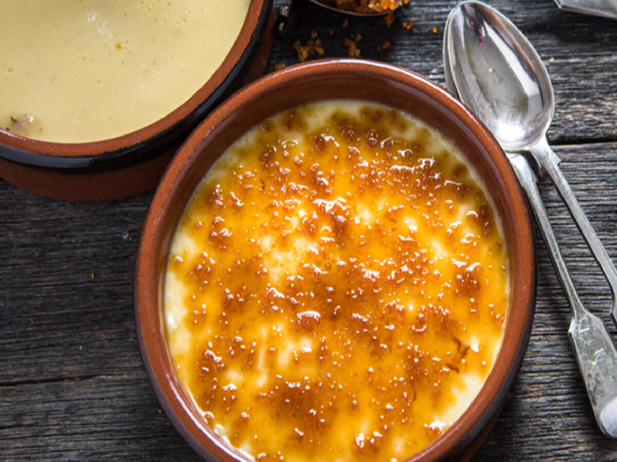 Coconut and Jaggery Creme Brulee Recipe