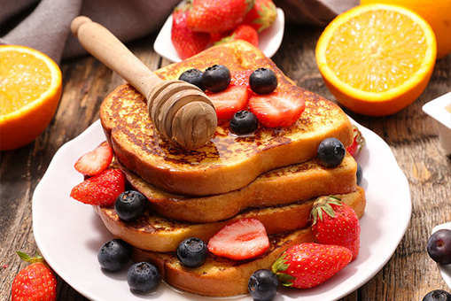 French Toast with Fruit Compote