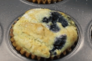 How to make Eggless Blueberry Muffins