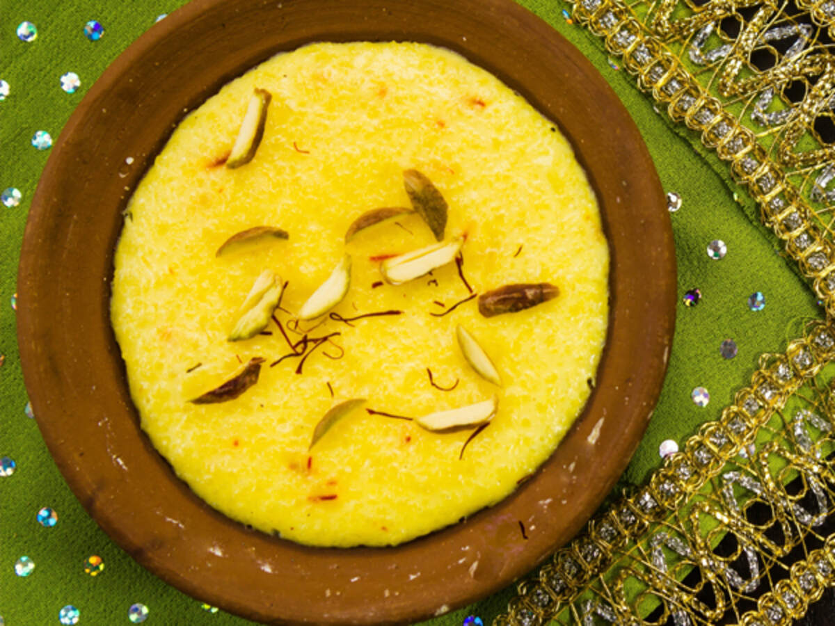 Sans sugar Kesari Phirni Recipe
