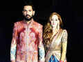 Yuvraj Singh & Hazel Keech's reception Photos