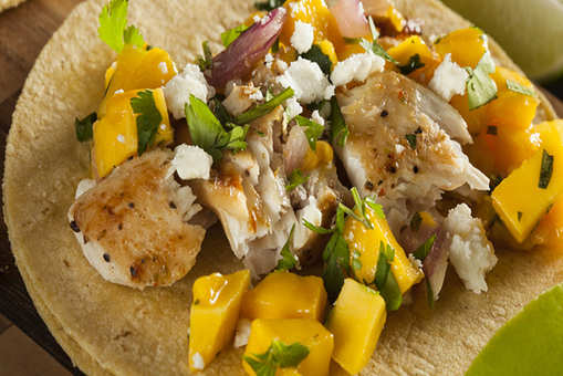 Grilled Red Snapper with Mango Salsa