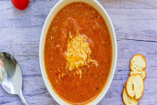 Red Pepper and Cheese Soup