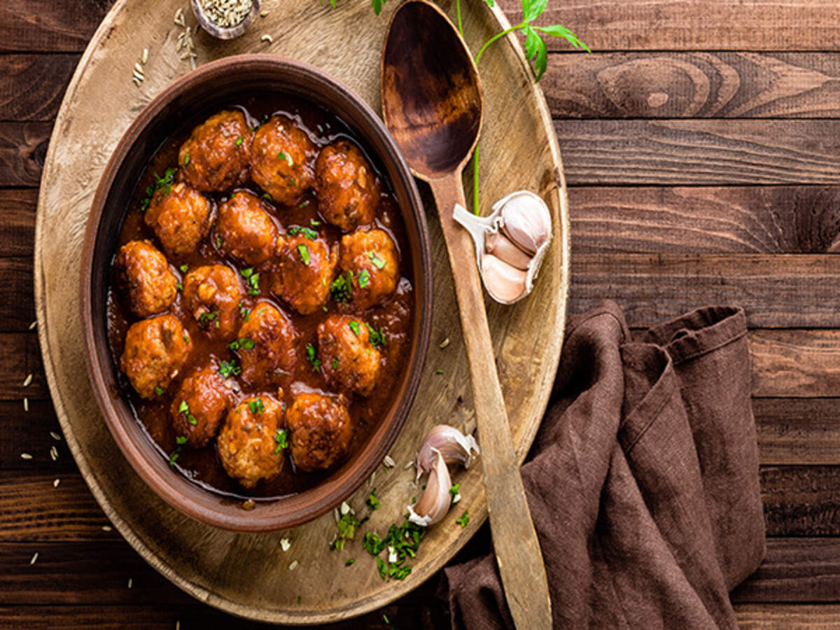 Herbed Pork Meatballs with Orzo Salad Recipe