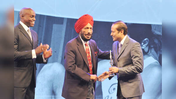 Times Group MD Vineet Jain honours legendary Milkha Singh