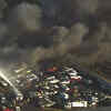 Article image for: <i class="tbold">firefighters</i> battle California junkyard blaze