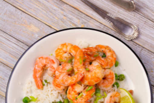 Shrimp and Green Peas Rice
