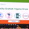 Lucky Grahak Yojna's first lucky draw in process at Digi-Dhan Mela in Vigyan Bhavan