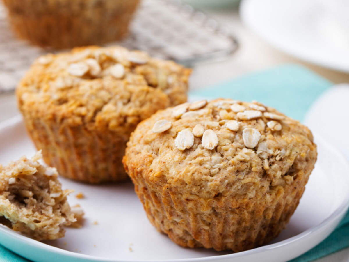 Oats Banana Muffins Recipe