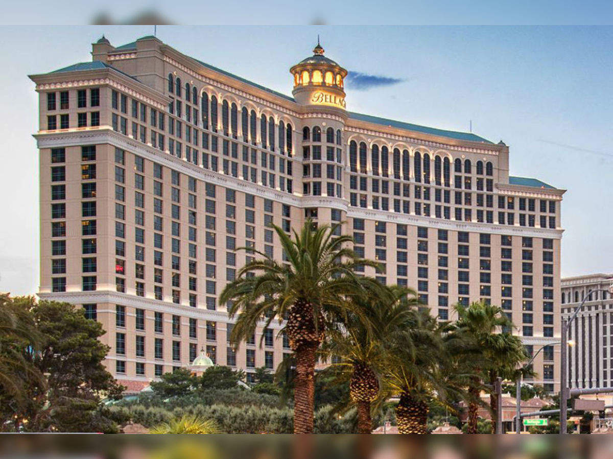 Exterior of the Bellagio Hotel and Casino on the Las Vegas Strip