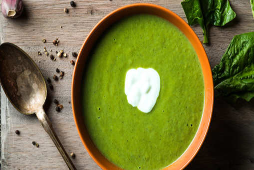 Microwave Spinach Soup