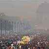 Article image for: Massive traffic jam in Central, East Delhi as people throng India Gate on New Year