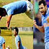 Article image for: Surya Namaskar row: Now, Shami backs <i class="tbold">Mohammad Kaif</i> after trolls