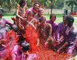 Paswan's Holi bash